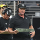 Head coach Jon Gruden of the Las Vegas Raiders during the NFL game at Allegiant Stadium on September 26, 2021 in Las Vegas, Nevada. The Raiders defeated the Dolphins 31-28 in overtime.